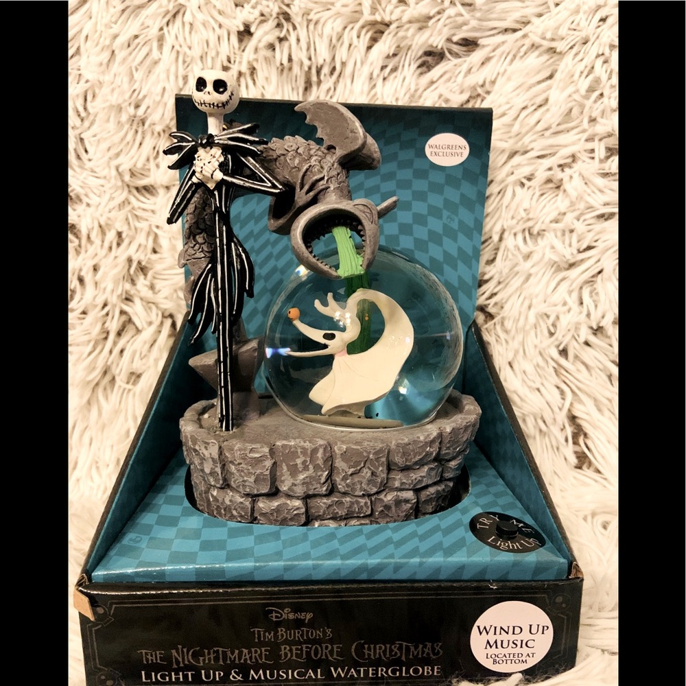Nightmare before Christmas light up musical globe